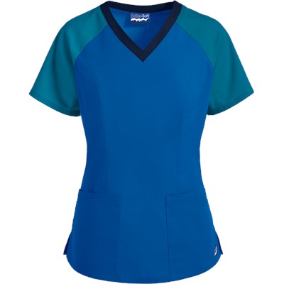 Butter-Soft Scrubs by UA™ Raglan Sleeve Four Pocket Top
