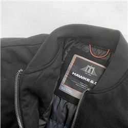 Мужская теплая куртка бомбер Hawk*e&C*o из искусственной замши, экспорт