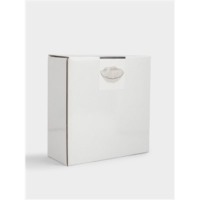 Салатник, 15х6 см, 520 мл, стекло, с серебристым кантом, мятая фактура, Pianо