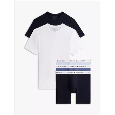 T-Shirt and Boxer Brief Set 5-Pack (Комплект из футболки и трусов-боксеров, 5 шт.)