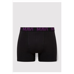 Mavi 5li Siyah Basic Boxer 0910619-900