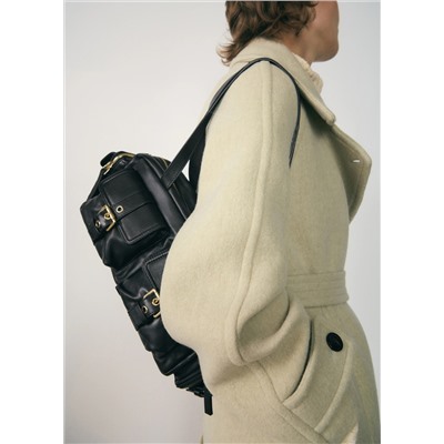 Bolso piel bolsillos