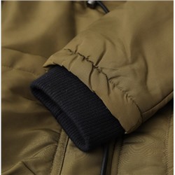 Женское зимнее теплое толстое хлопковое пальто средней длины с капюшоном