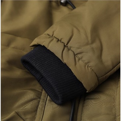 Женское зимнее теплое толстое хлопковое пальто средней длины с капюшоном