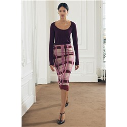 ZW COLLECTION PRINTED SKIRT