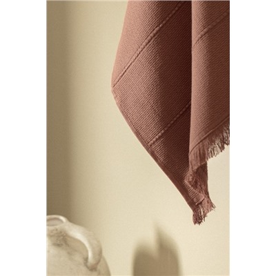 Aviola %100 Pamuk Yüz Havlusu - Kiremit - 50x80 cm