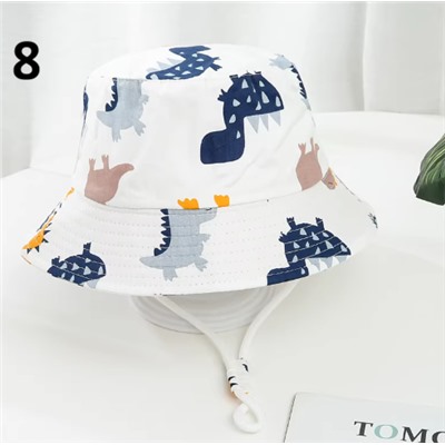 Хлопковая панама для мальчиков и девочек. 10 разных расцветок