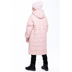 Пальто 6з4821 пудровый #289652