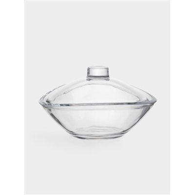 Салатник, 21х13 см, 840 мл, с крышкой, стекло, Song