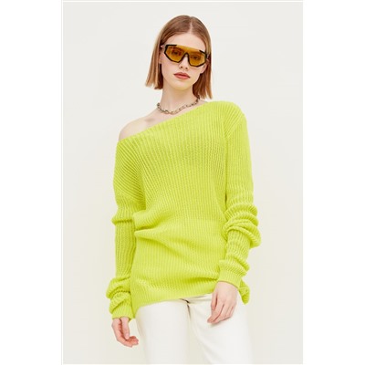 Свитер прямого кроя с длинным рукавом 52787