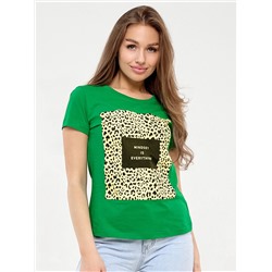 Футболка с леопардовым принтом ЛЕОWSP