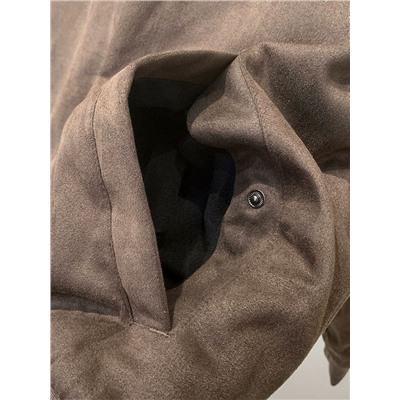 Мужская теплая куртка бомбер Hawk*e&C*o из искусственной замши, экспорт