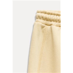 STRAIGHT PLUSH TROUSERS