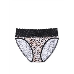 VICTORIA'S SECRET Stretch Cotton Lace-waist High-leg Brief Panty