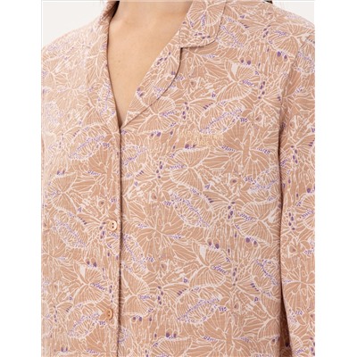 Vizon Gömlek Pijama Takımı