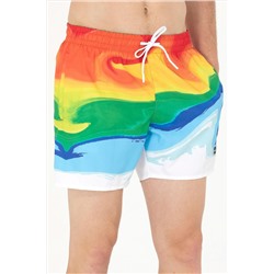 Erkek Kırmızı Deniz Şortu