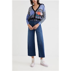 Cárdigan corto oversize