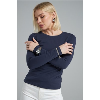 Лонгслив облегающий повседневный skims