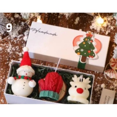 Свечи фигурные. В наборе 3 штуки