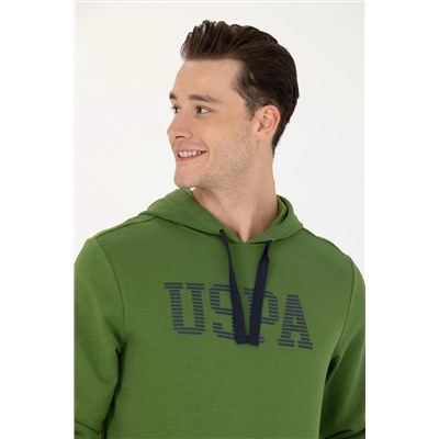 Erkek Yeşil Basic Sweatshirt