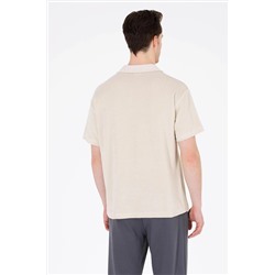 Erkek Taş Comfort Polo Yaka Tişört