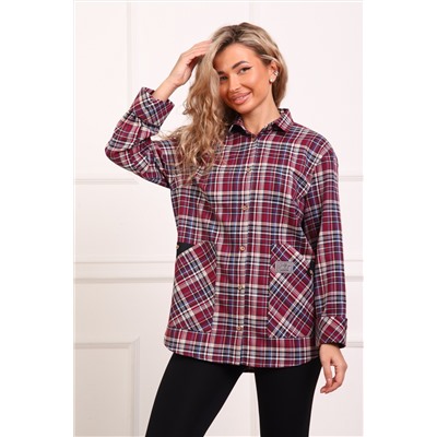 1094 Рубашка женская теплая