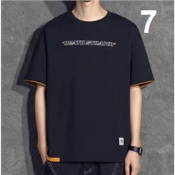 Мужская хлопковая футболка с принтом