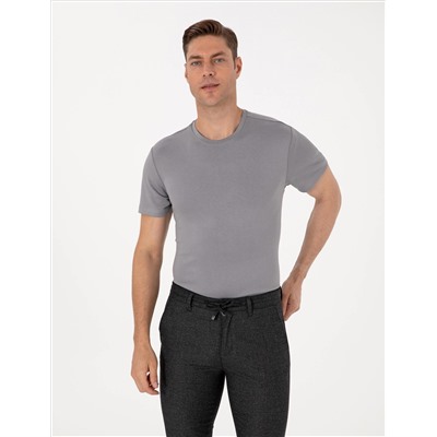 Gri Regular Fit Tişört