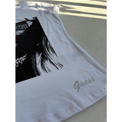 Женская приталенная футболка с ярким принтом ГЕС*С (Возможно незначительные деффекты!!!)