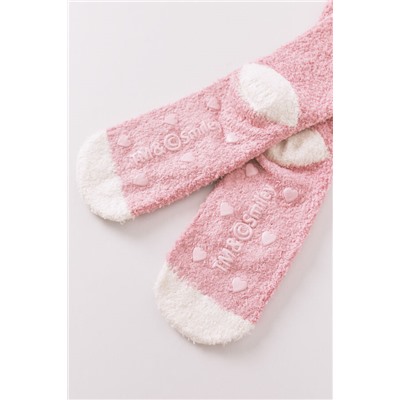 Calcetines largos Smiley rosa