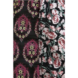 Falda corta vaquera jacquard