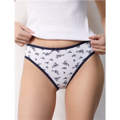 Трусы слипы со средней посадкой из эластичного трикотажа кашкорсе