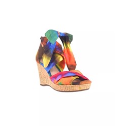 IMPO Women's Omyra Ankle Wrap Wedge Sandals