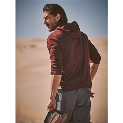 Мужской тонкий свитер с капюшоном Банан-републик*а