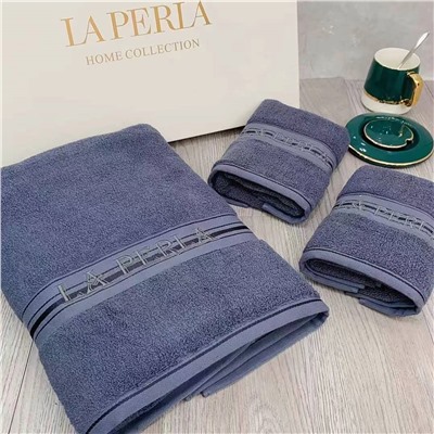 Лаперла полотенце набор 128¥ Египетский хлопок  Размер: 34*76см 2шт      70*150см 1шт