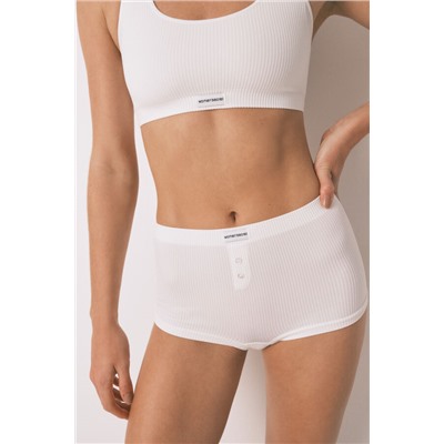 Boxer sin costuras blanco