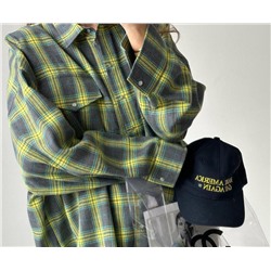 Свободная женская рубашка в стиле Ретро на кнопках