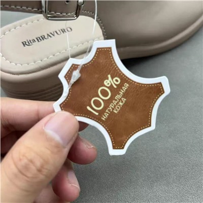 Женские сандалии из натуральной кожи   БРАВУР*О