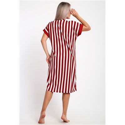 521 Халат на молнии - Полоска