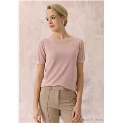 Лёгкий женский свитер с люрексом