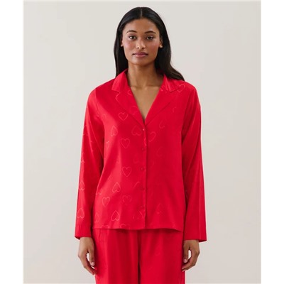 Camisa de sat én estampada