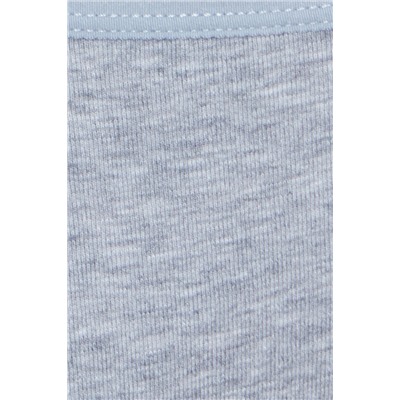 Shorty Pure Coton Gris