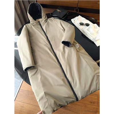 Очень теплая свободная двусторонняя куртка средней длины