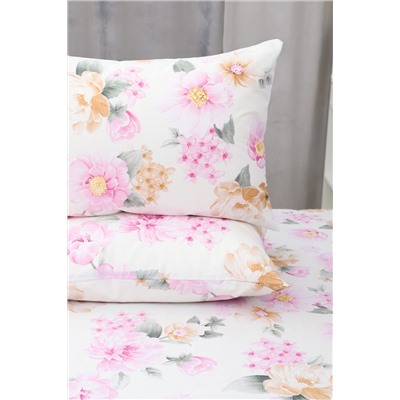 Наволочка поплин Цветочный рай