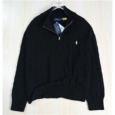 Элегантный свитер в стиле ретро с косичной вязкой РАЛЬ*Ф Л