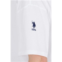 Erkek Beyaz Comfort Long Bisiklet Yaka Tişört