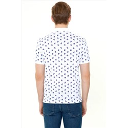 Erkek Beyaz Polo Yaka Tişört