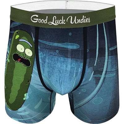 Good Luck Undies Men's Rick and Morty Boxer Brief Underwear