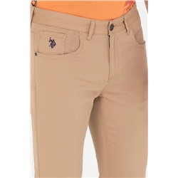 Erkek Camel Kanvas Pantolon