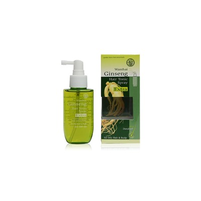 Тоник для жирных и нормальных волос с женьшенем Wanthai 100 мл /Wanthai Ginseng Hair Tonic Spray Extra For Oily Hair & Scalp 100 ml